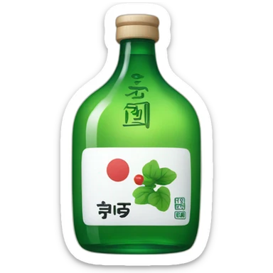 soju korea sticker