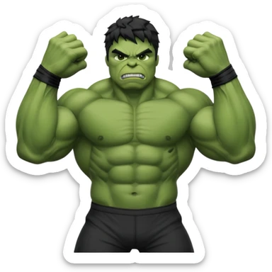 Hulk with a Hellstar fit sticker