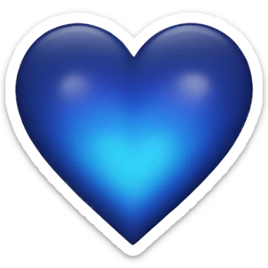 indigo heart sticker