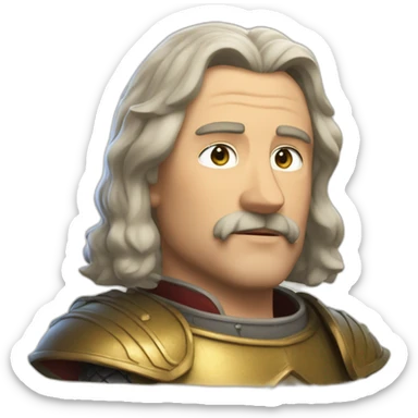 le roi Arthur de kaamelott sticker