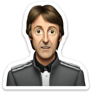 Paul McCartney Beatle sticker