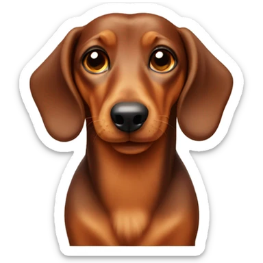 daschund dog sticker