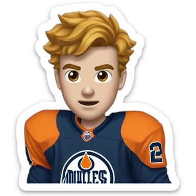 Connor mcdavid qui pleure sticker