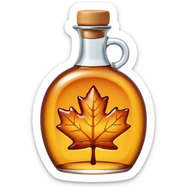 maple syrup sticker