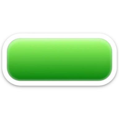 green  rectangule button sticker