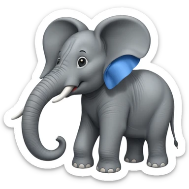 Trompa de elefante sticker