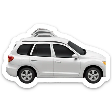 Car in the subway  sticker