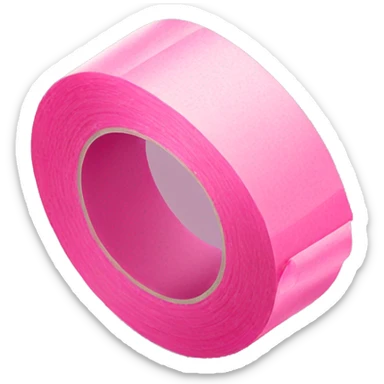 pink masuring tape sticker