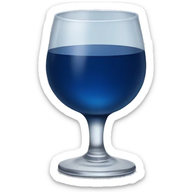 dark blue alcohol drink sticker