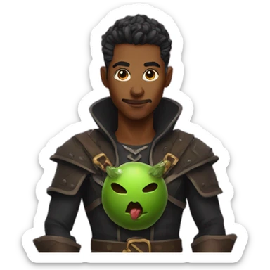 Vegan dungeon master sticker