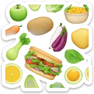 vegan diet sticker
