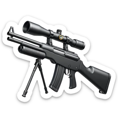 Rifle sticker