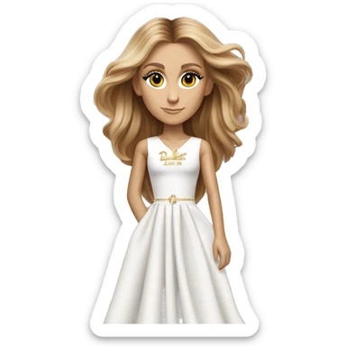 Celine Dion Dior dress Olympic Games 2024 sticker
