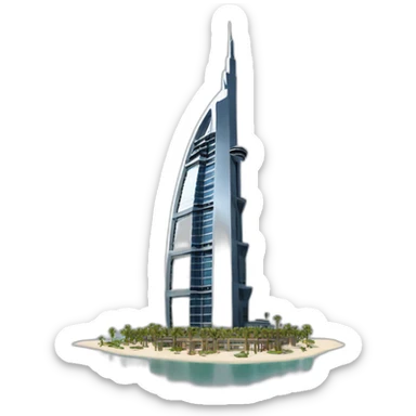 burj khalifa sticker