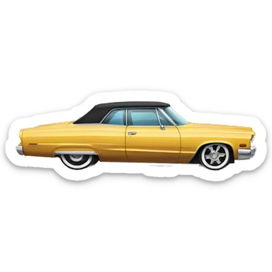 A lowrider sticker