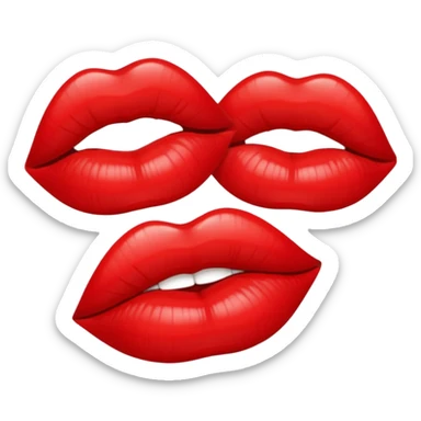 Kiss emoji sticker