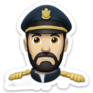 captain haddock sticker