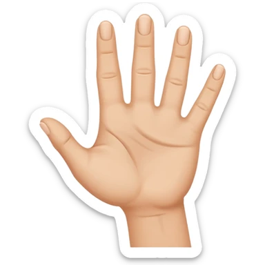 YVL sign emoji using hand sticker