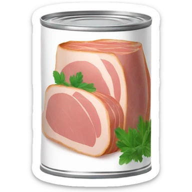 Caned ham sticker