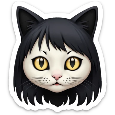 Gato emo sticker