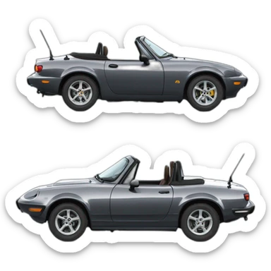 MX5 première génération grise sticker