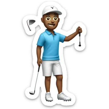 golfer sticker