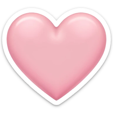 Pink pastel heart sticker