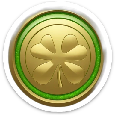 round-gold-outline-sign-no-entry-for-clover-clovers sticker