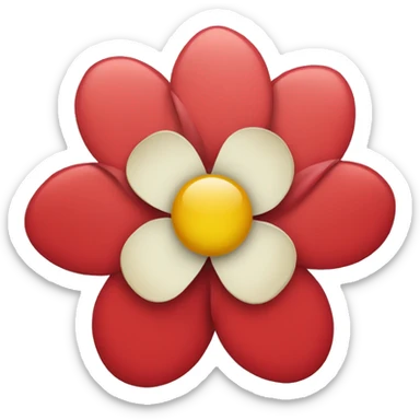 flower with red not allowed strike through sticker