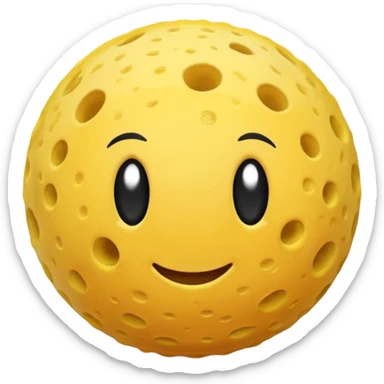 pelota de esponja sticker