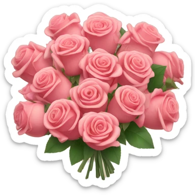 Bouquet of roses sticker