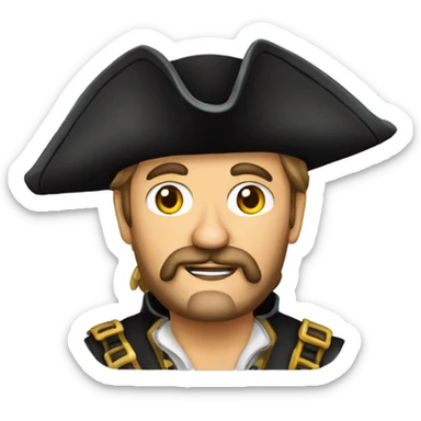 Bootstrap Bill Turner Pirate sticker