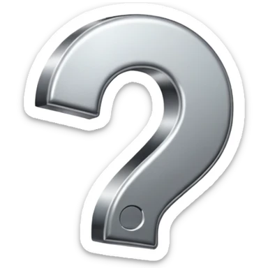 Signo de pregunta sticker