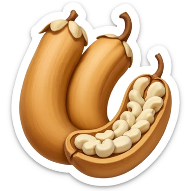 cashew nuts, simple and clear sticker