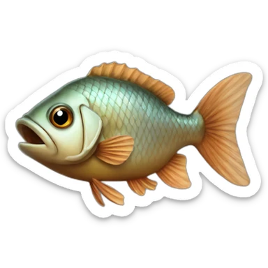 brown-sucker-fish sticker