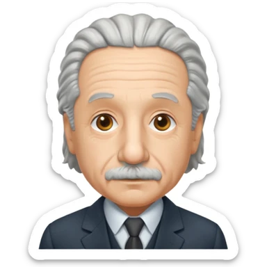 albert einstein sticker