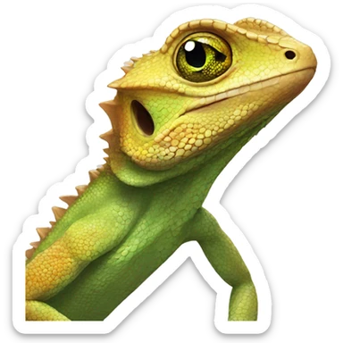 Lizard sticker