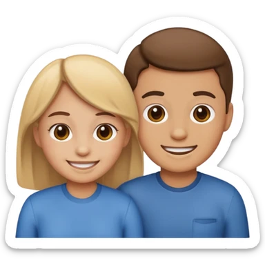 I want sister and brother emoji download  sticker