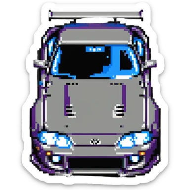 Toyota Supra MK4 car sticker