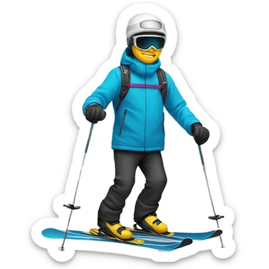 Ski sticker