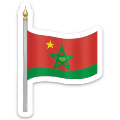 Maroc amazigh flag  sticker