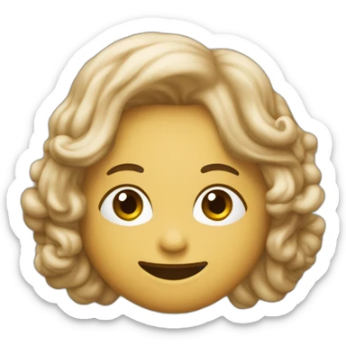 un roulé à la cannelle sticker