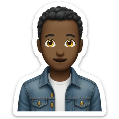 Somali wearing jeans sticker