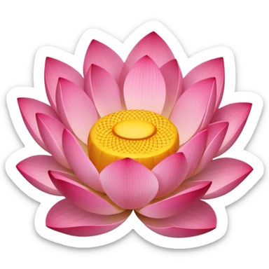 Lotus çiçeği sticker