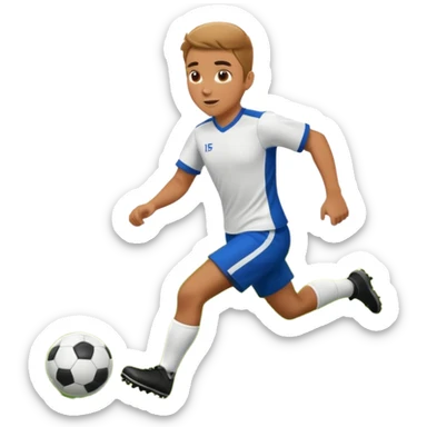 Joueur de foot sticker