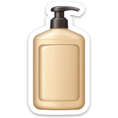 shampoo beige sticker
