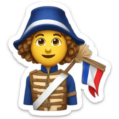 Épagneul breton tricolore  sticker