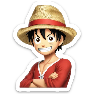 Luffy-one piece-coca cola-Ferrari  sticker