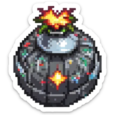 detailed high-res bomb power up item sticker