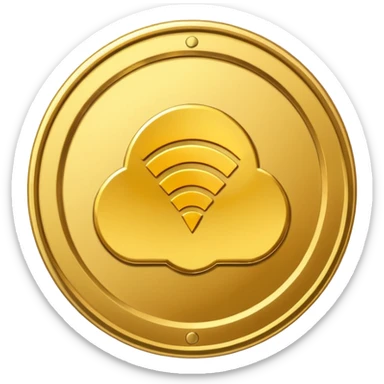 wifi money coin  sticker